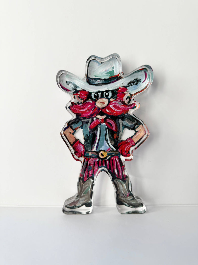 "Raid & Rally" acrylic