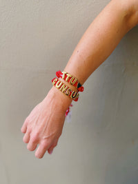 bandana gameday bracelets