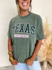 lone star state graphic tee