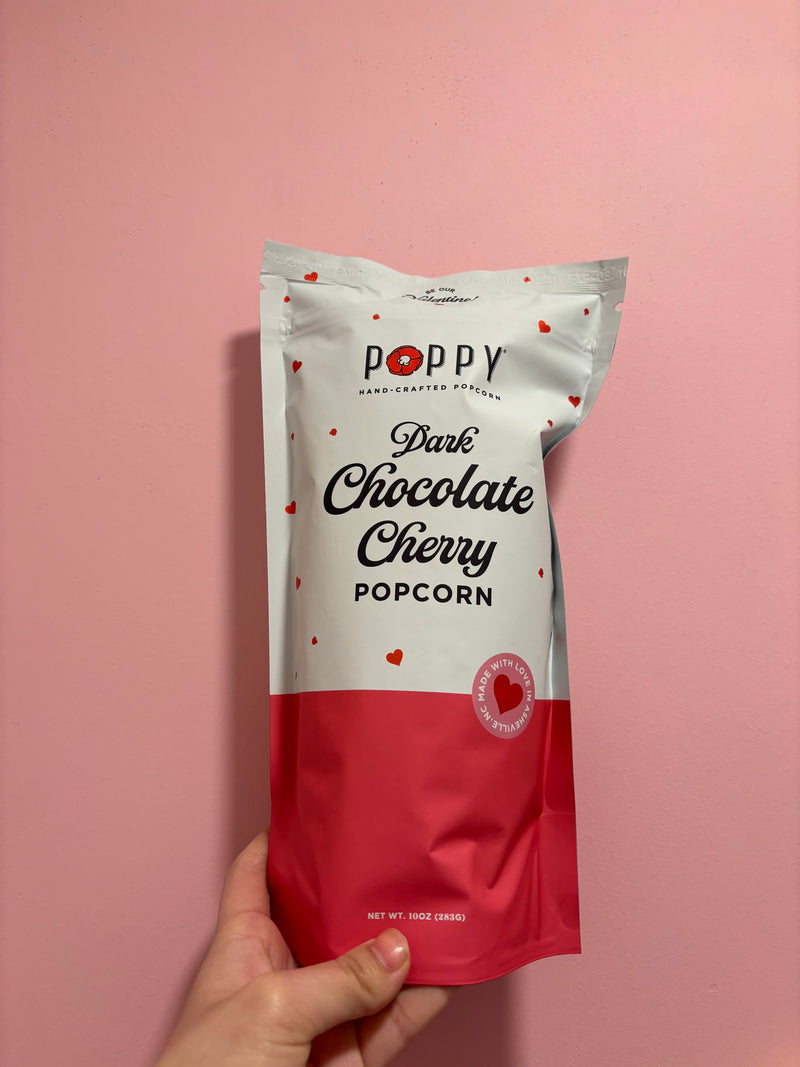 POPPY | dark chocolate cherry valentines bag
