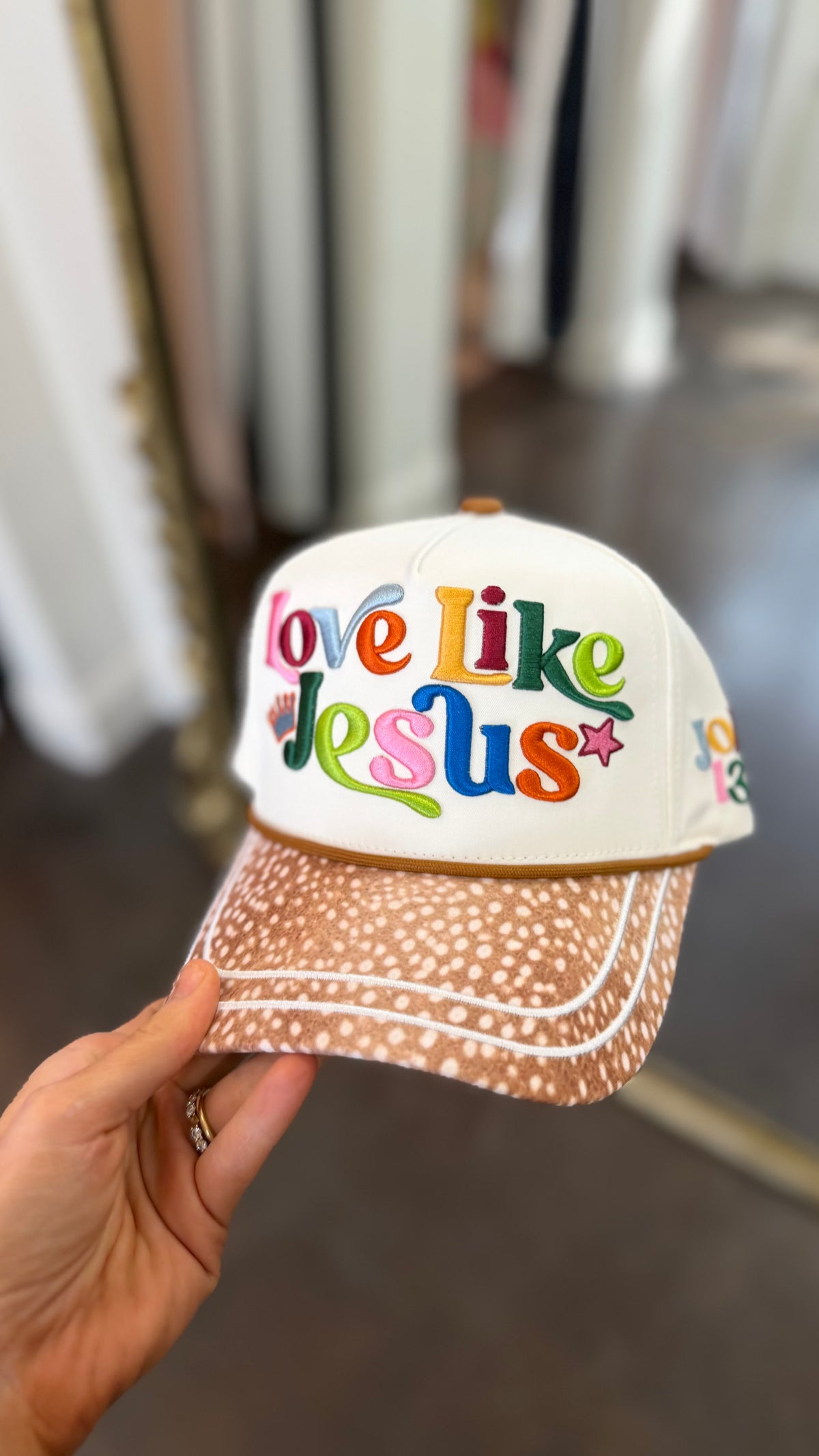 love like Jesus trucker hat