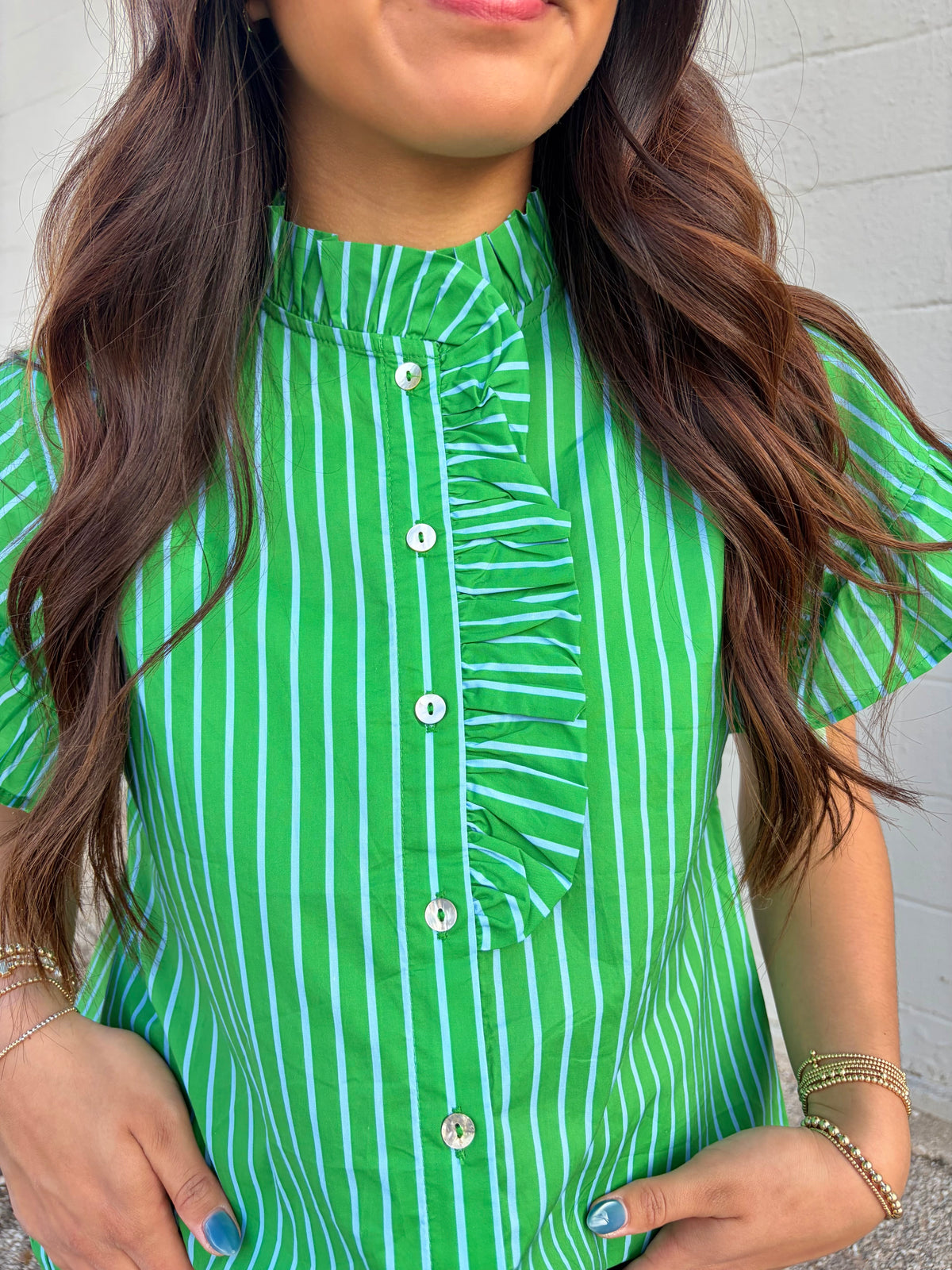 consider it done ruffle top