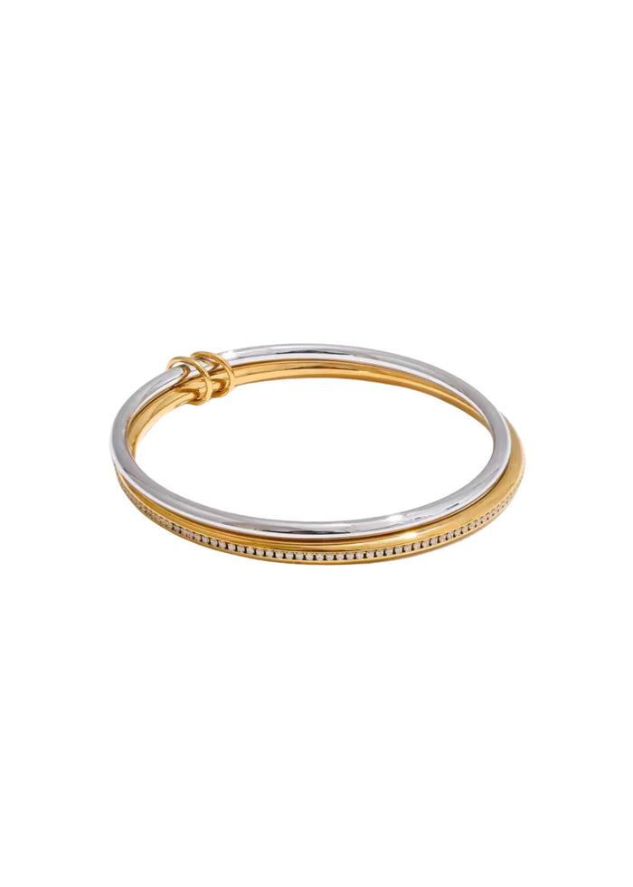 ella two-toned bangle