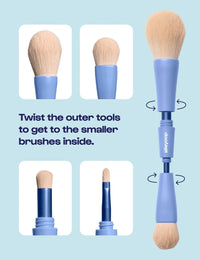 alleyoop | OVERACHIEVER 4-in-1 makeup brush