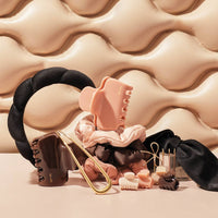 gold metal french hair pin