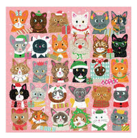 festive furballs 500pc puzzle