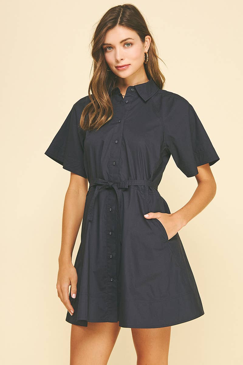 blair button-down dress