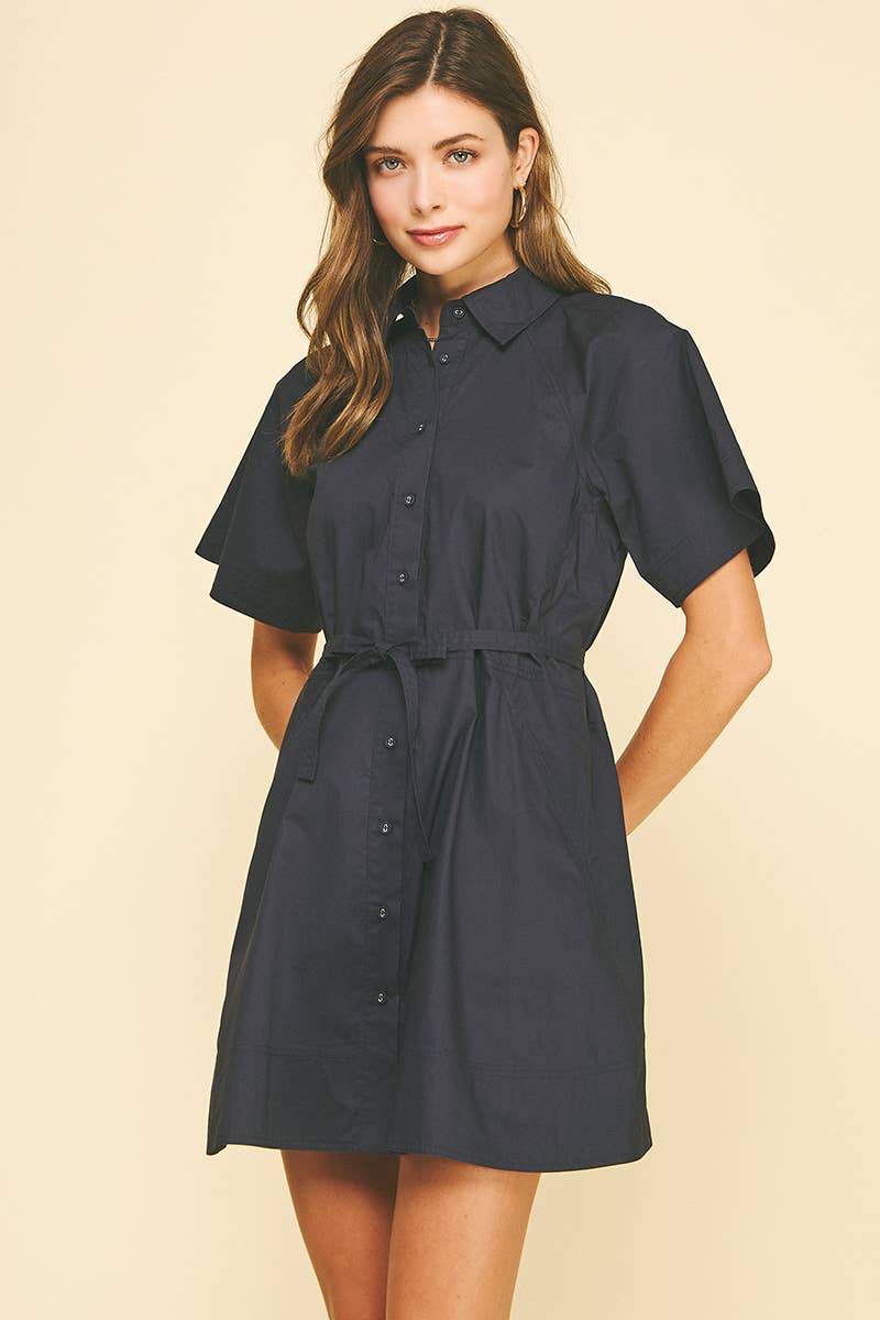 blair button-down dress