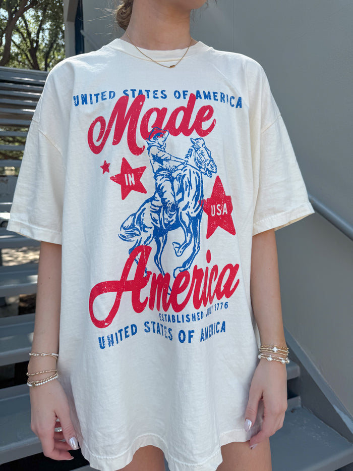 made in America oversized tee