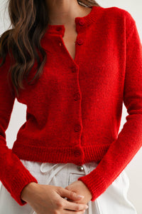 ruby cardigan