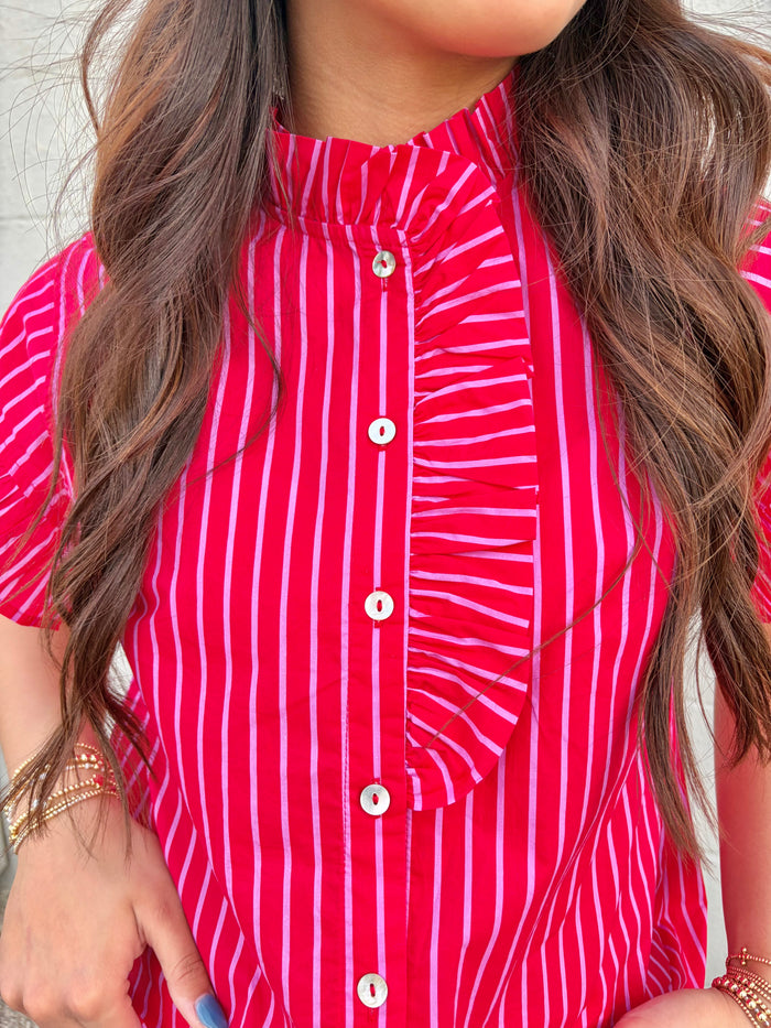 consider it done ruffle top