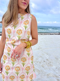 lillian floral mini dress