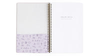 church notes | lilac notebook w/ maps