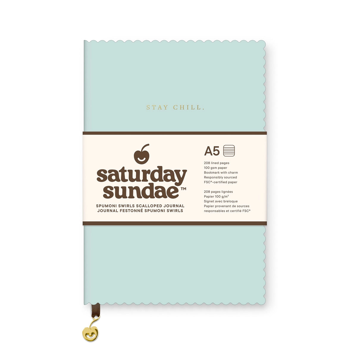 scalloped journal | saturday sundae