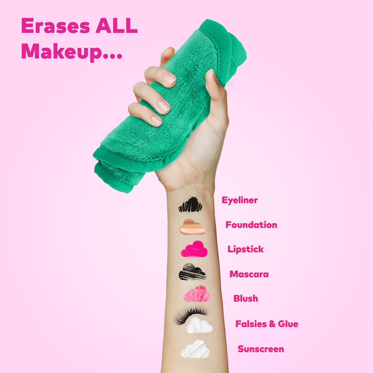 green PRO 100% Recycled | makeUp eraser