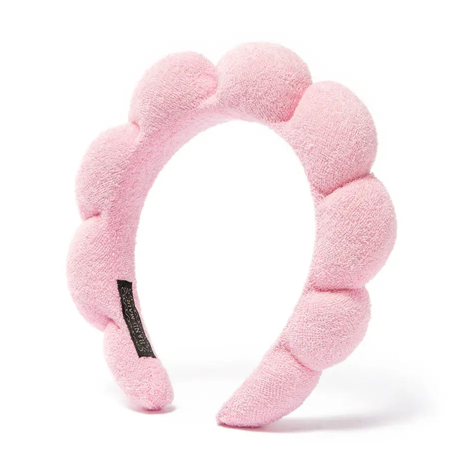 terrycloth bubble headband