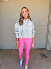 madi butter modal cropped hoodie
