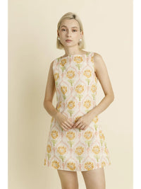 lillian floral mini dress