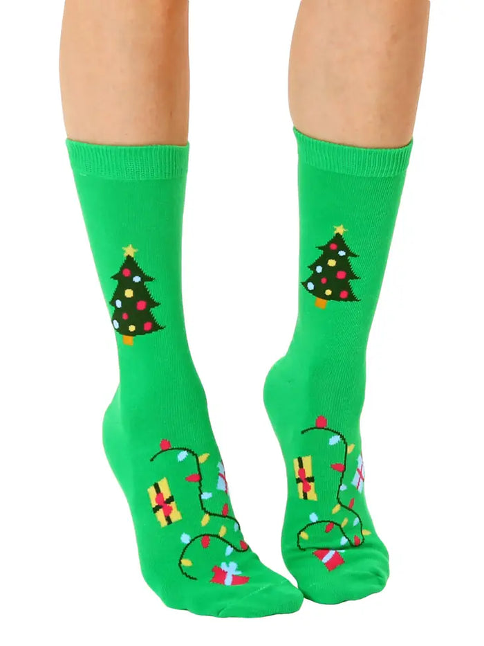 festive fir socks