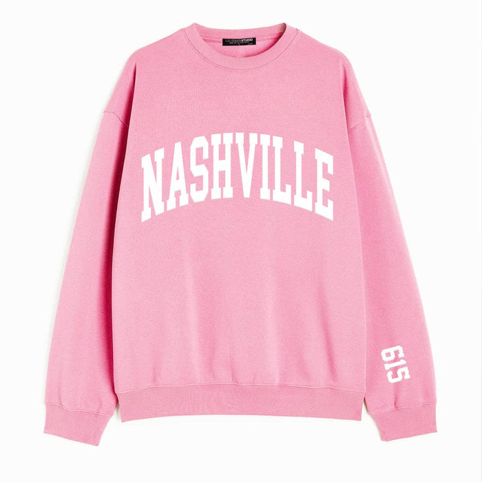 pink MIDLAND crewneck sweatshirt