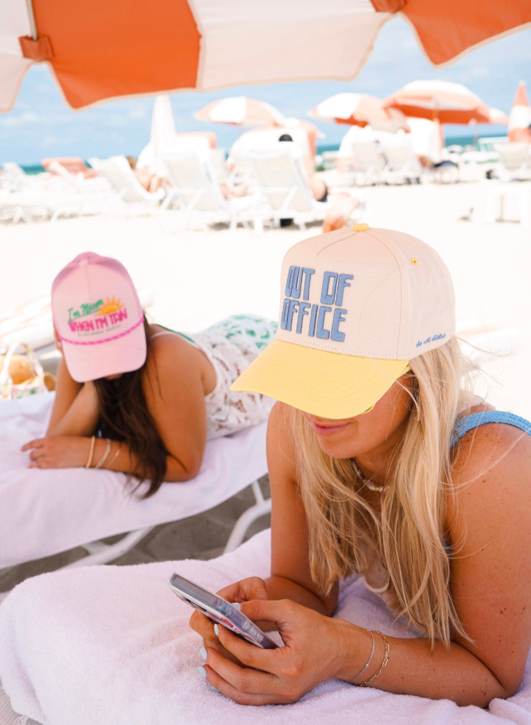 out of office trucker hat