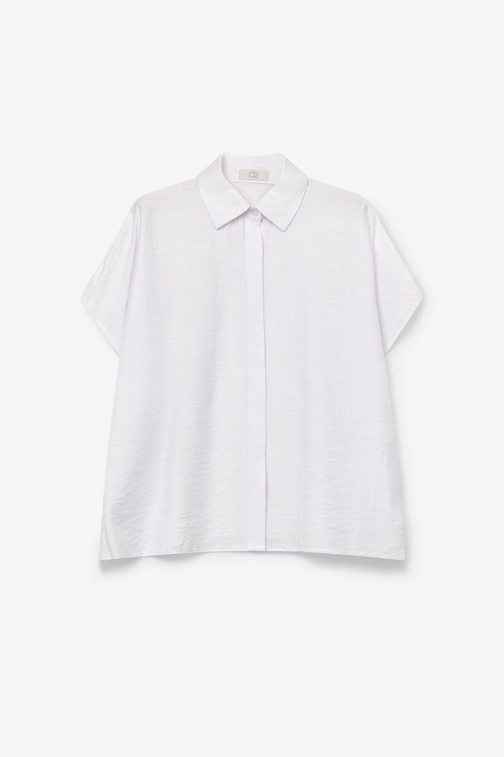 fresh start white collared top