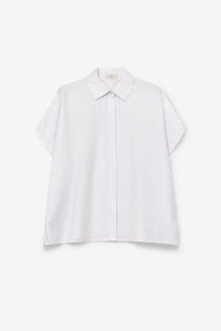 fresh start white collared top