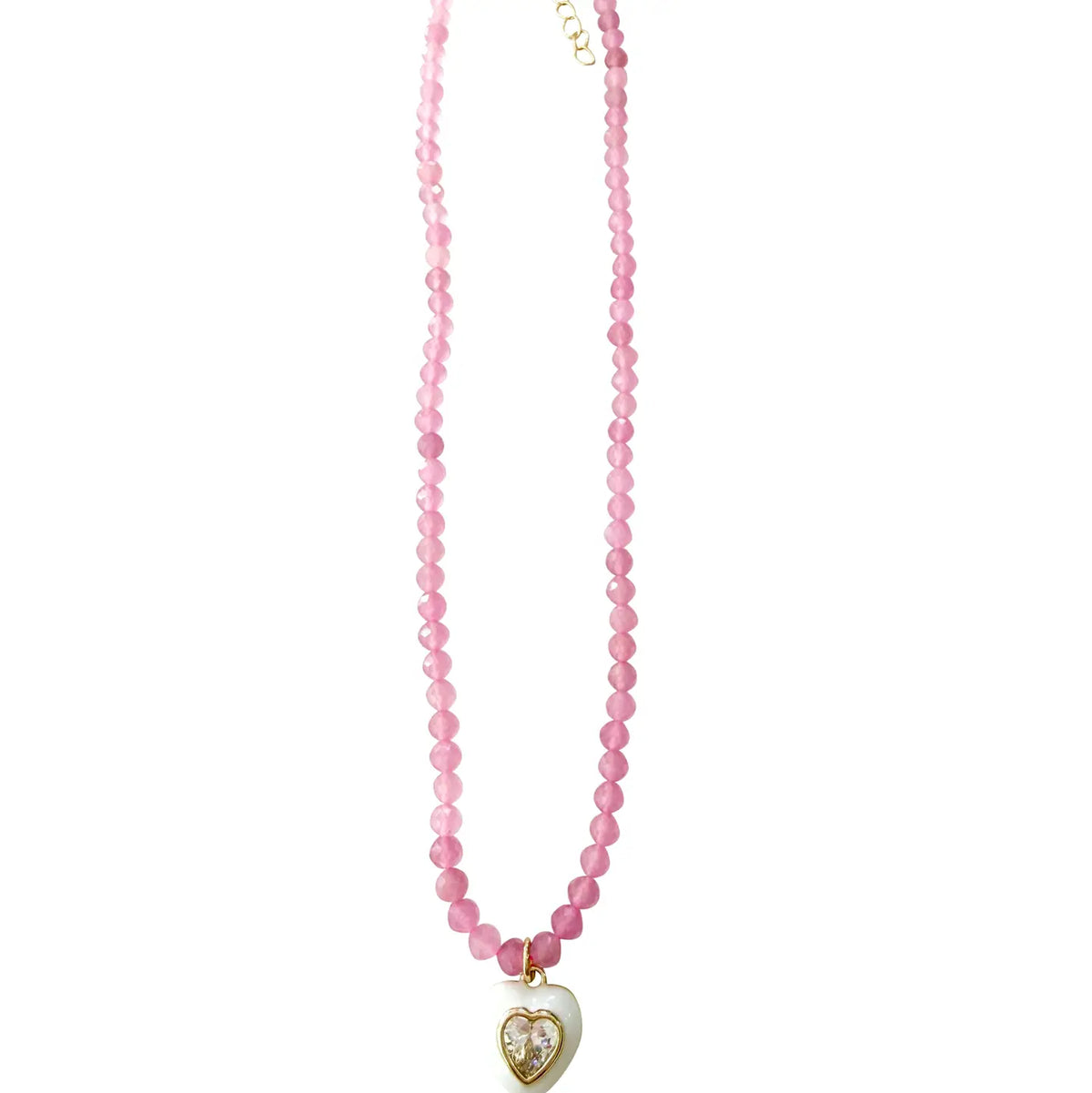 ellery mini beaded single charm necklace