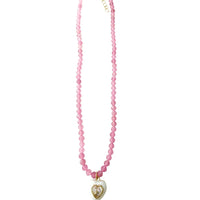 ellery mini beaded single charm necklace