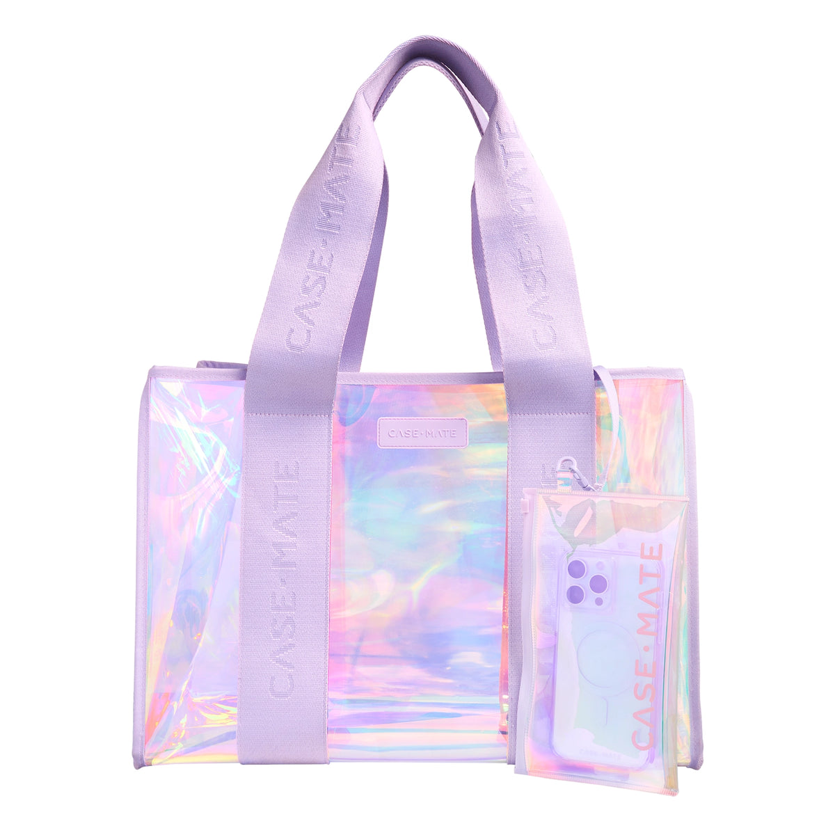 case-mate | soap bubble beach tote w/ phone pouch