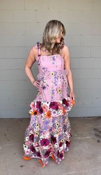 edie tie shoulder maxi dress | vineyard