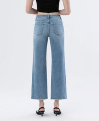 enviably high-rise ankle slim/wide-leg
