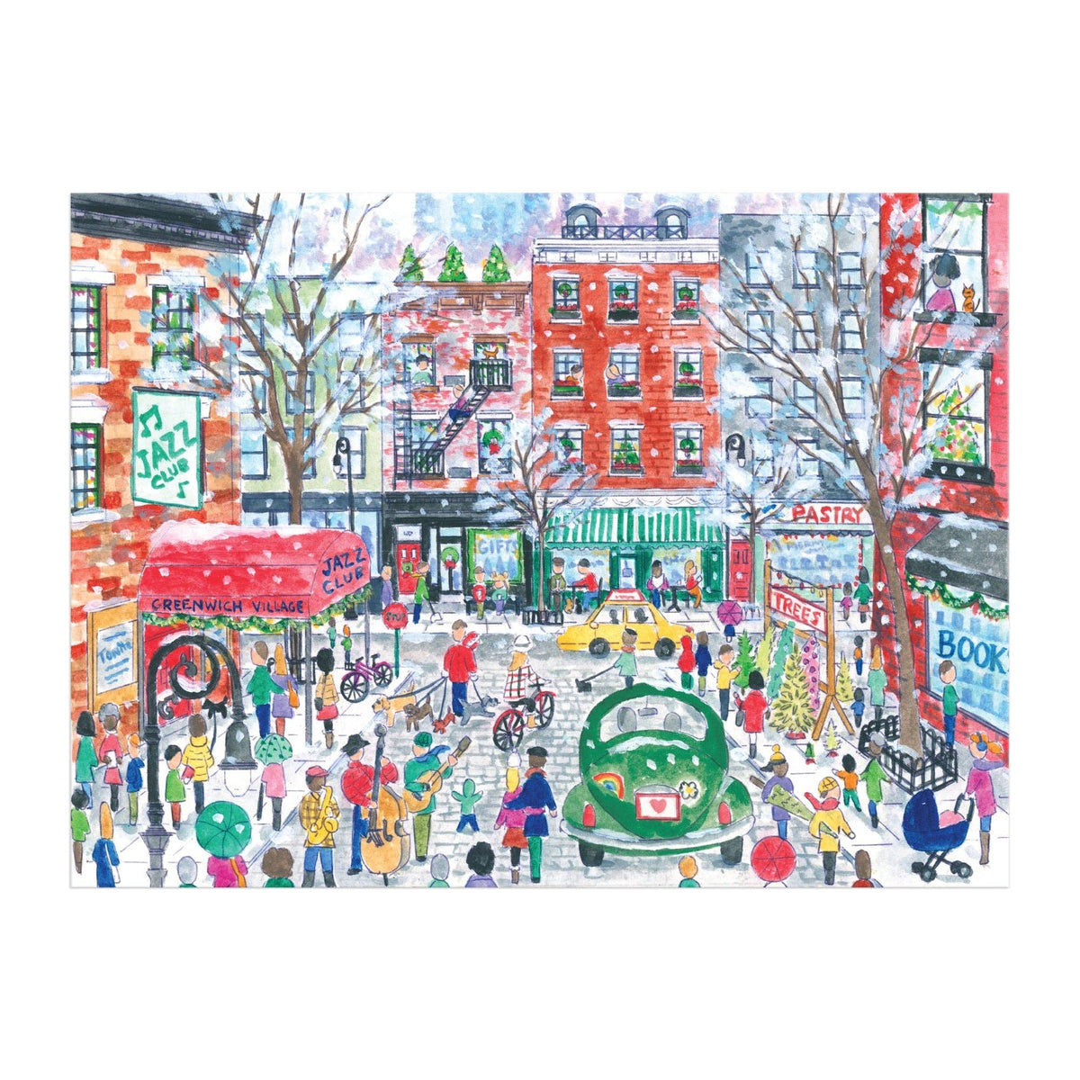 christmas in greenwich village 1000pc puzzle