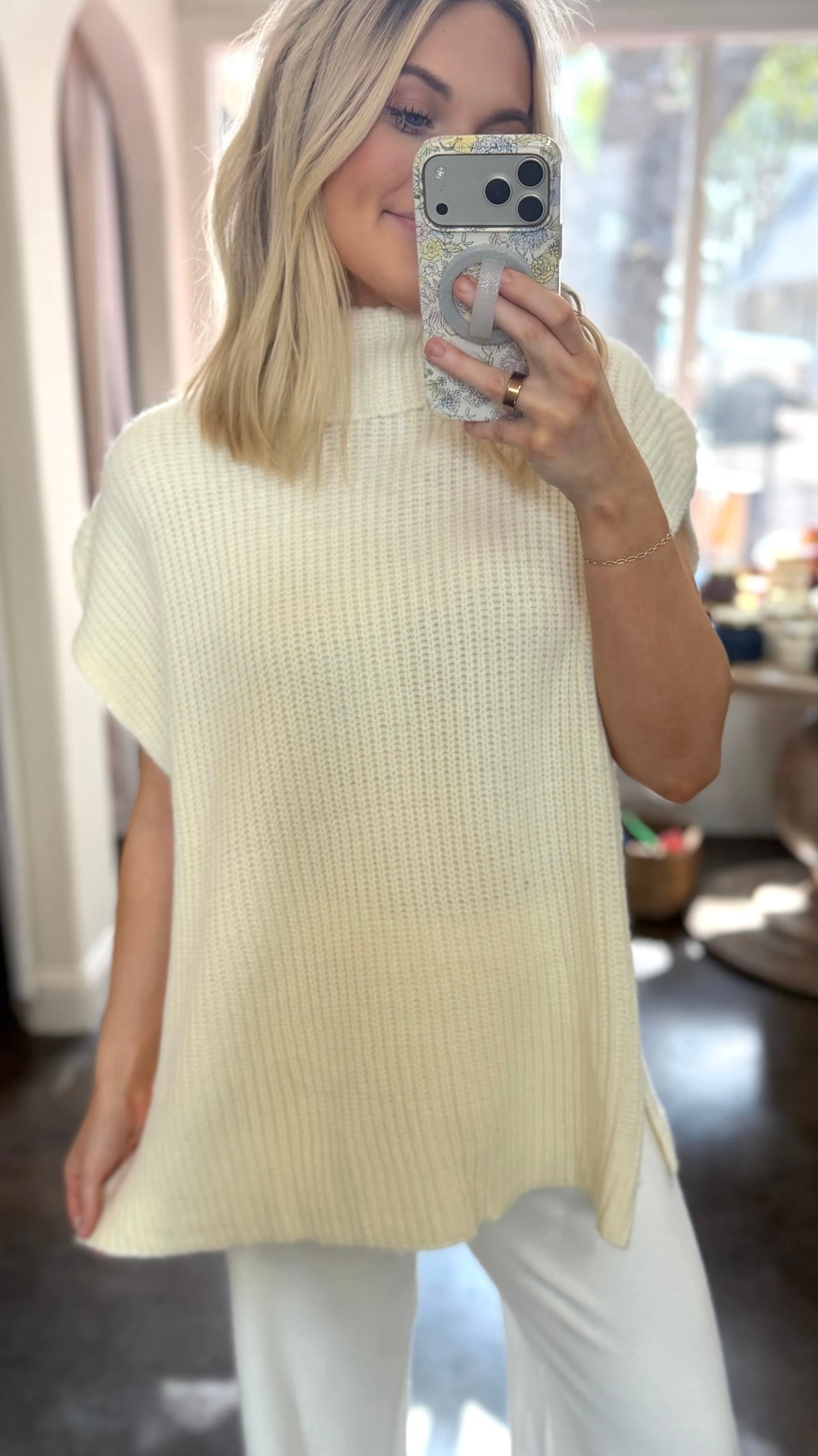 easy does it two-piece sweater set