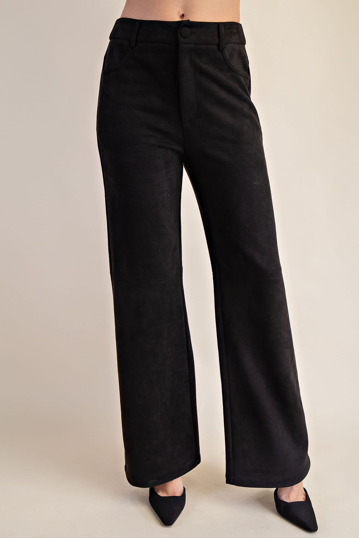 straight up suede pants