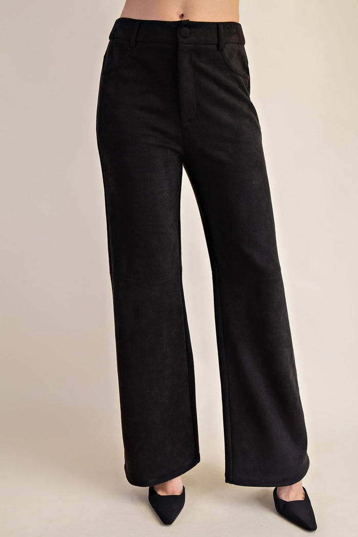 straight up suede pants