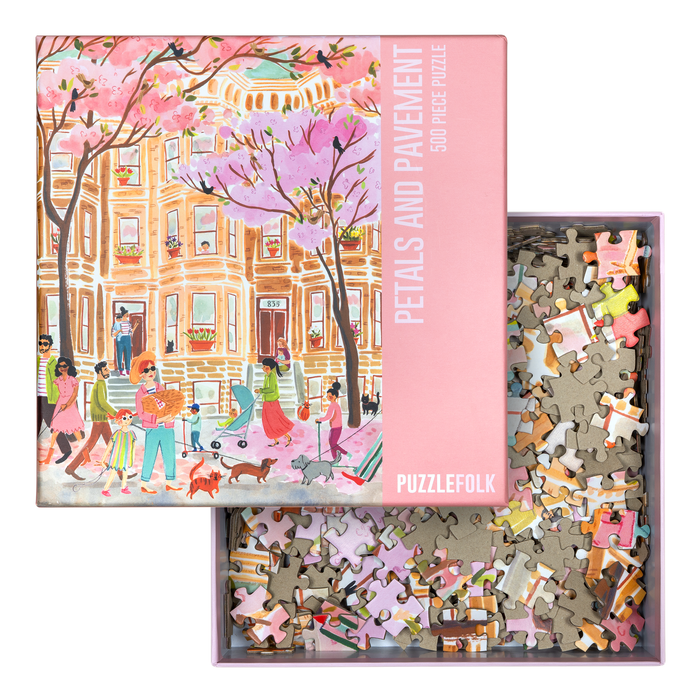 petals and pavement 500pc puzzle