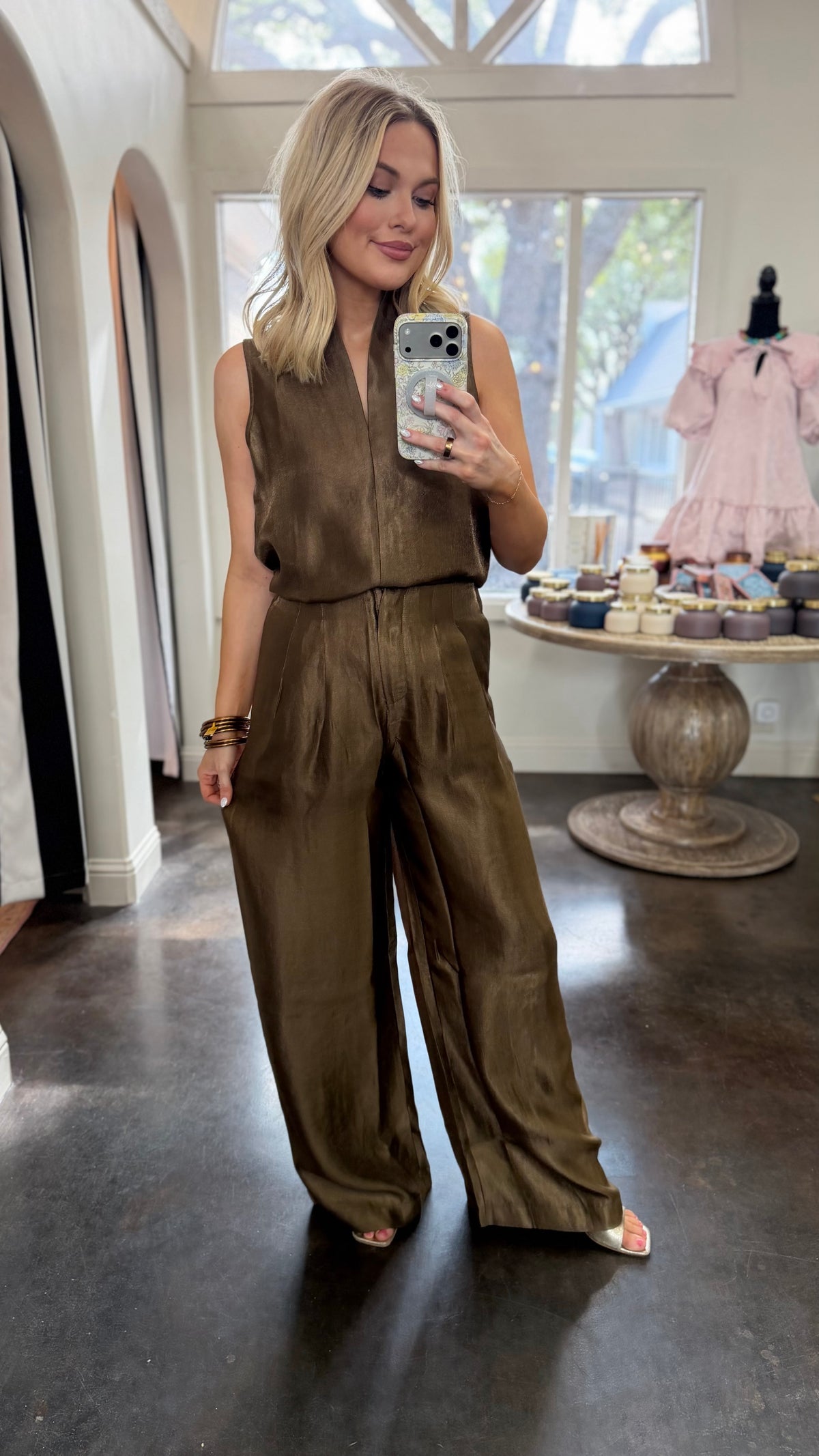 brown sugar wide leg pants