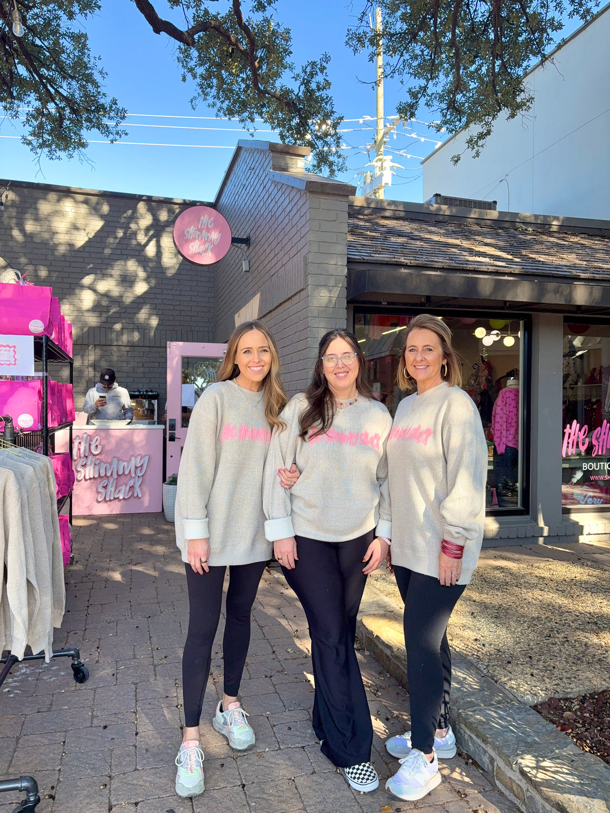 oatmeal shimmy sweatshirt