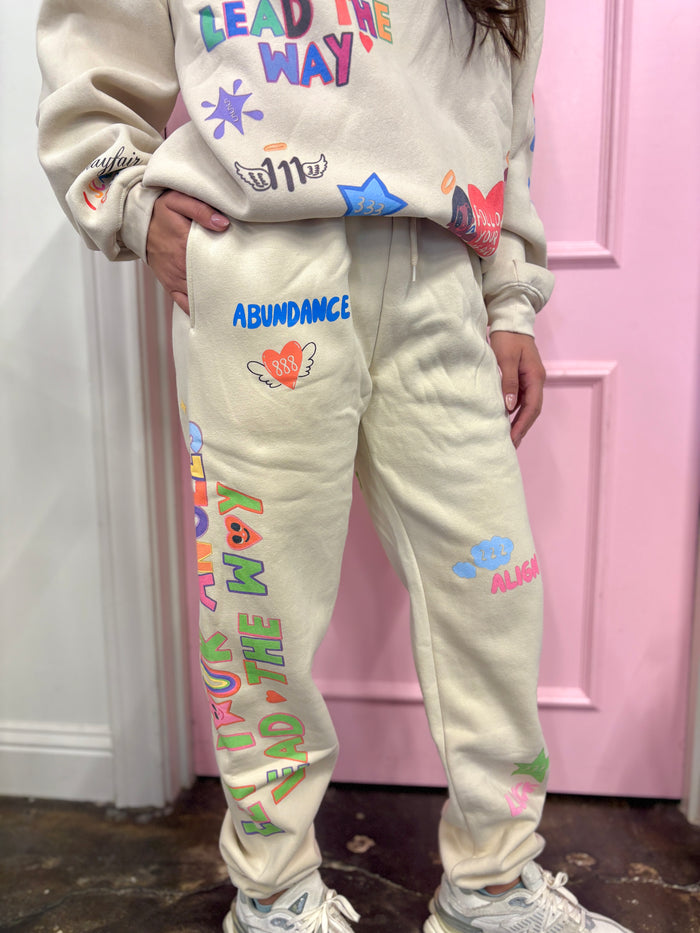 angels all around you joggers