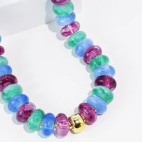 mermaid kisses beaded necklace