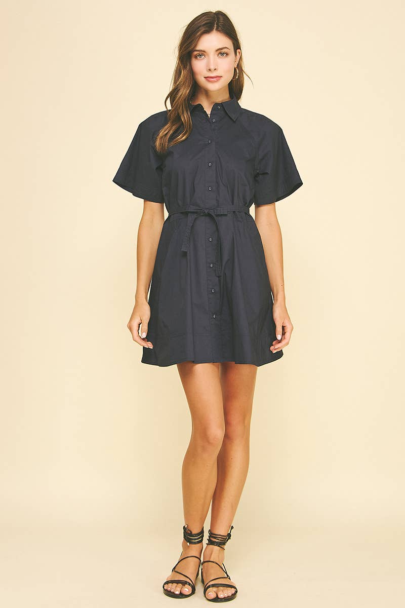 blair button-down dress