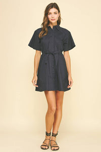 blair button-down dress