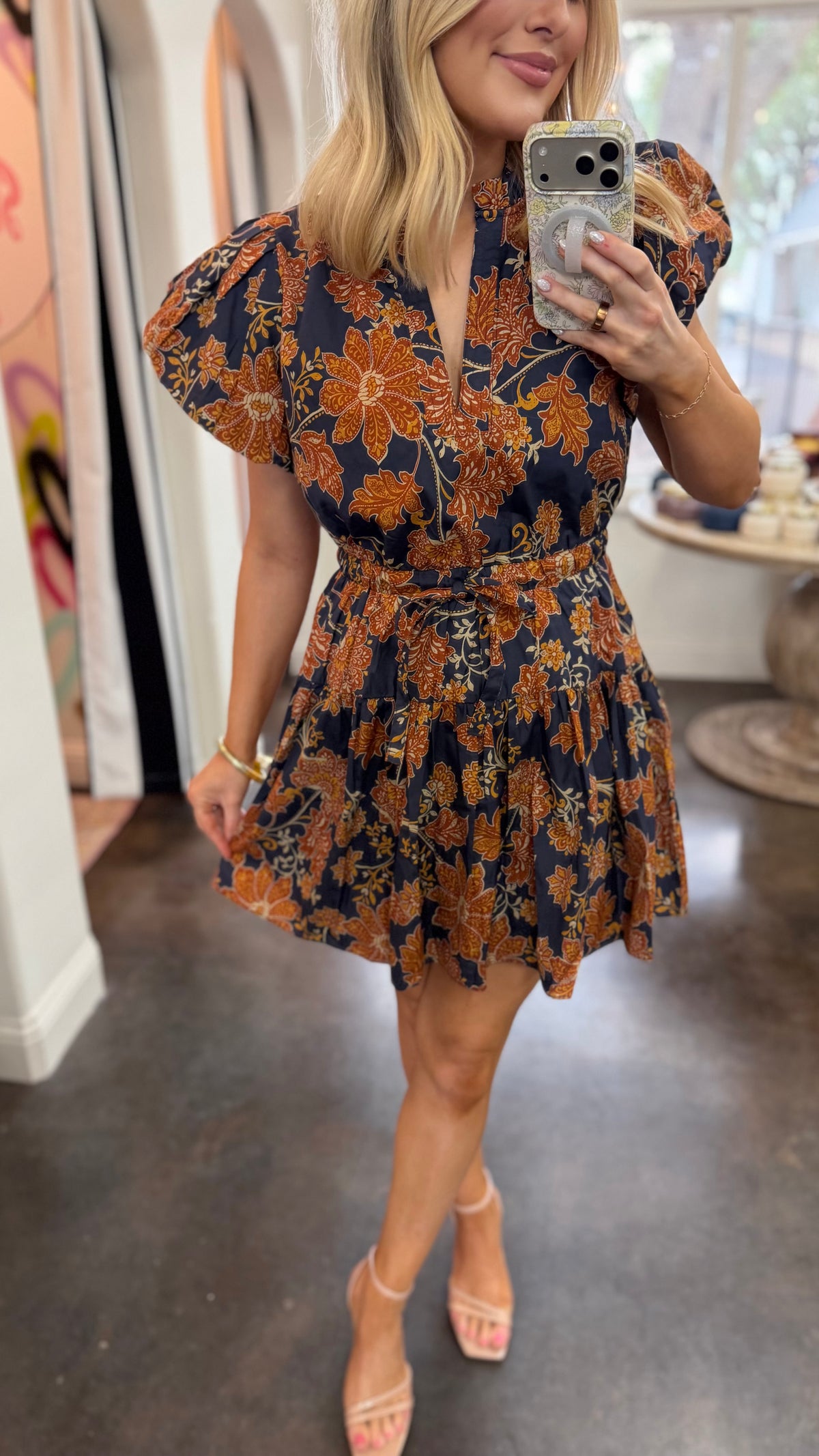afterglow floral dress