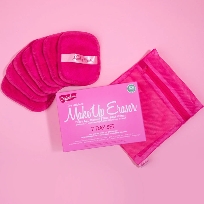 original pink 7 day set | make up eraser