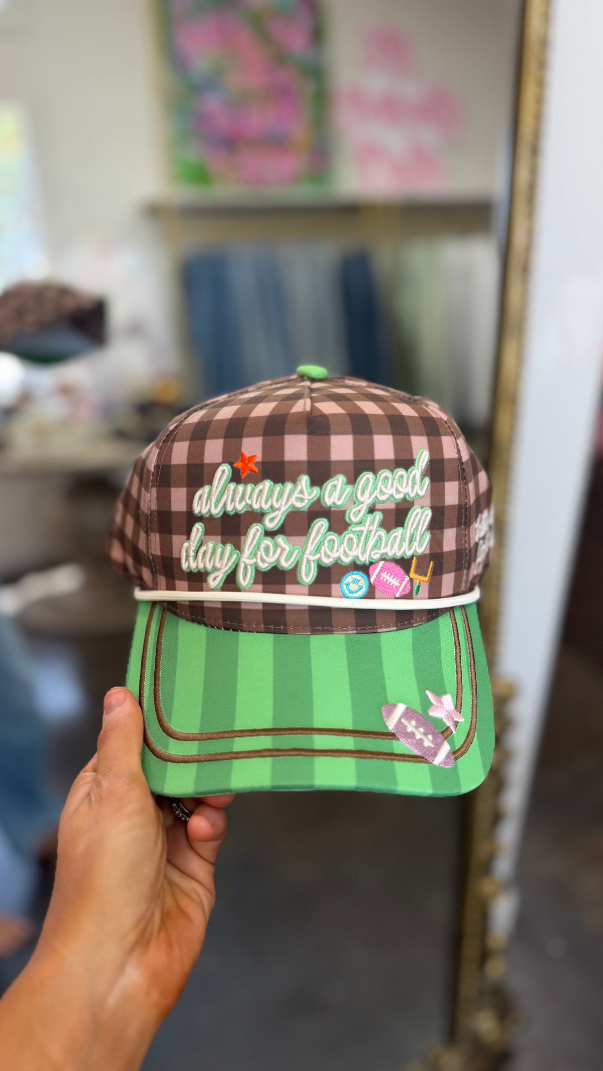always a good day for football trucker hat