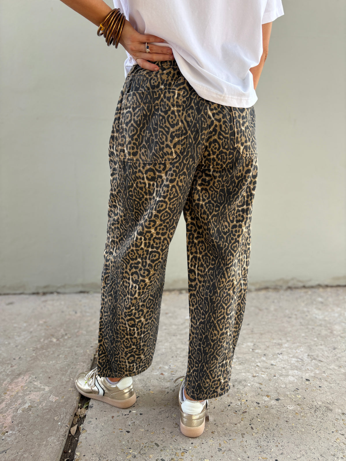 as it was leopard pants