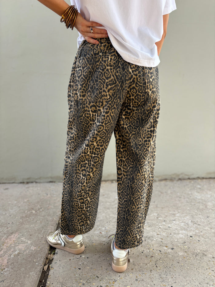 as it was leopard pants