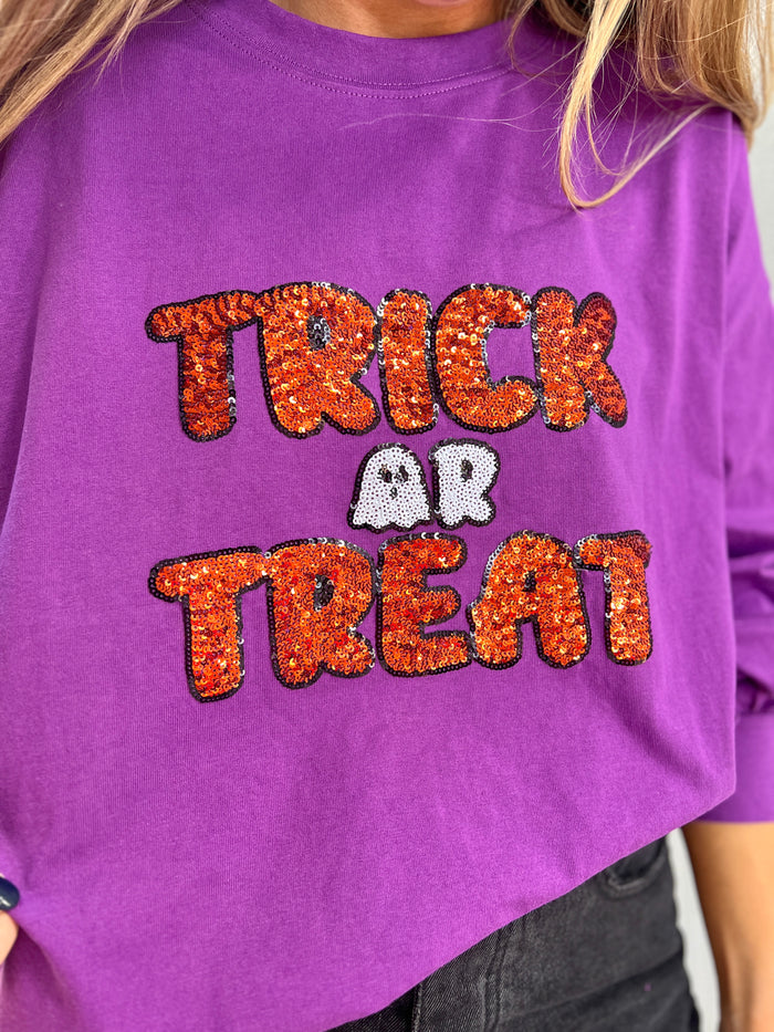 trick or treat sweatshirt