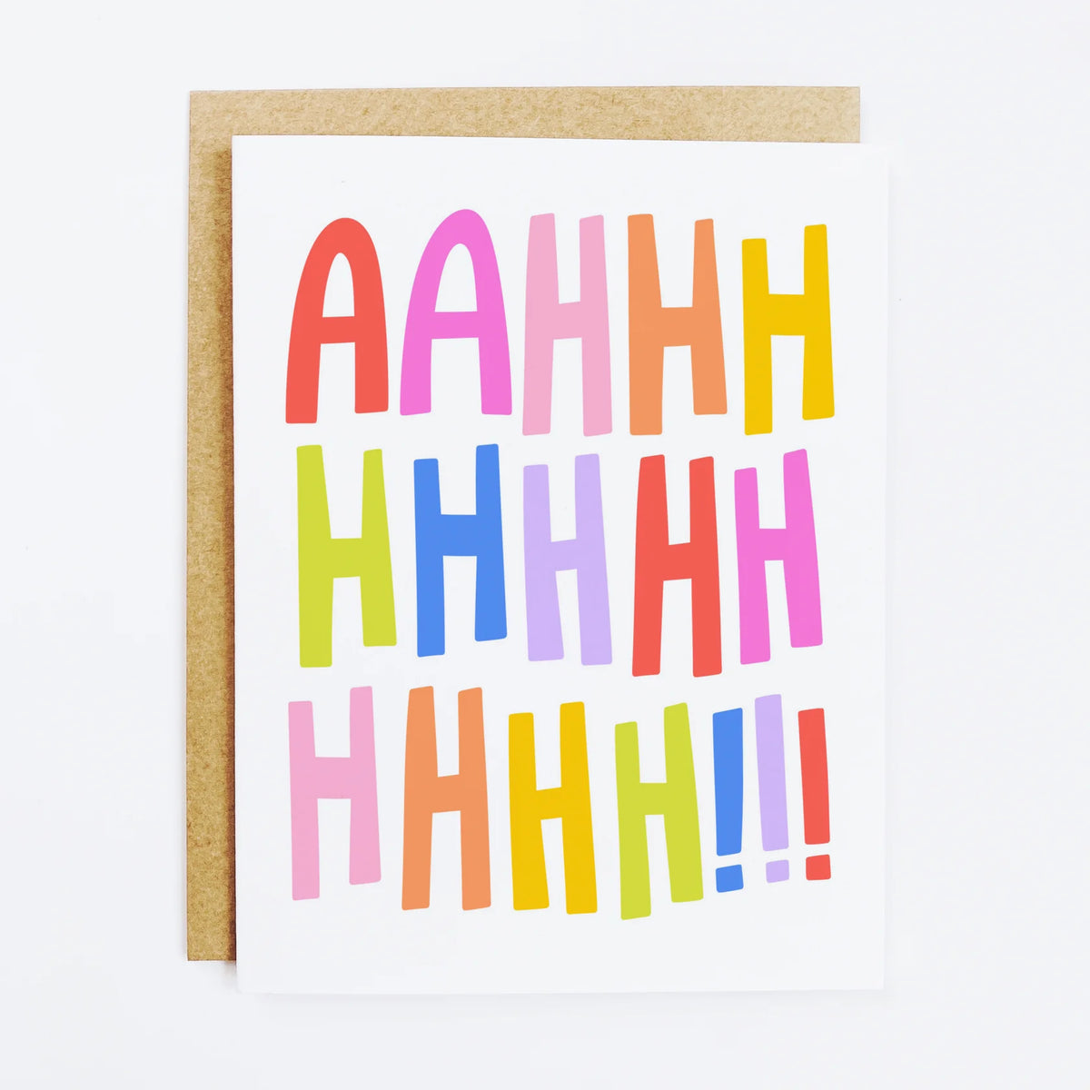 Ahhhh greeting card